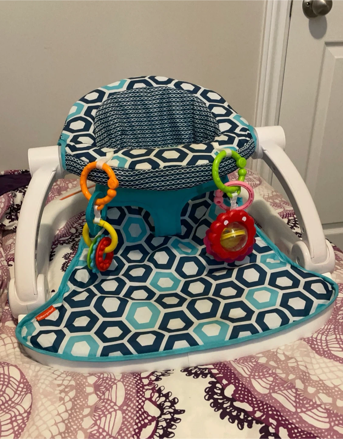 Fisher-Price Sit-Me-Up Seat & Bright Starts Bouncer