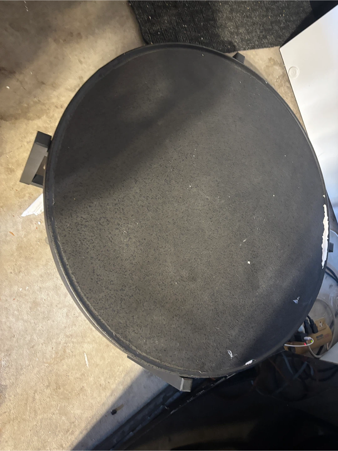Round Black metal Coffee Table - photo 2