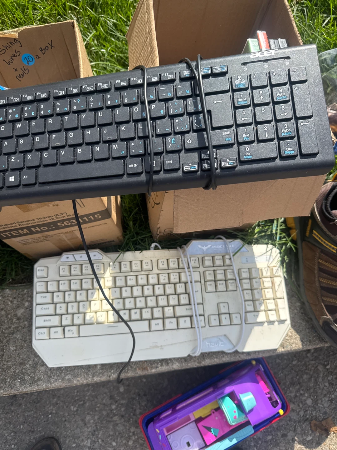 Acer and Havit Wired Keyboards
