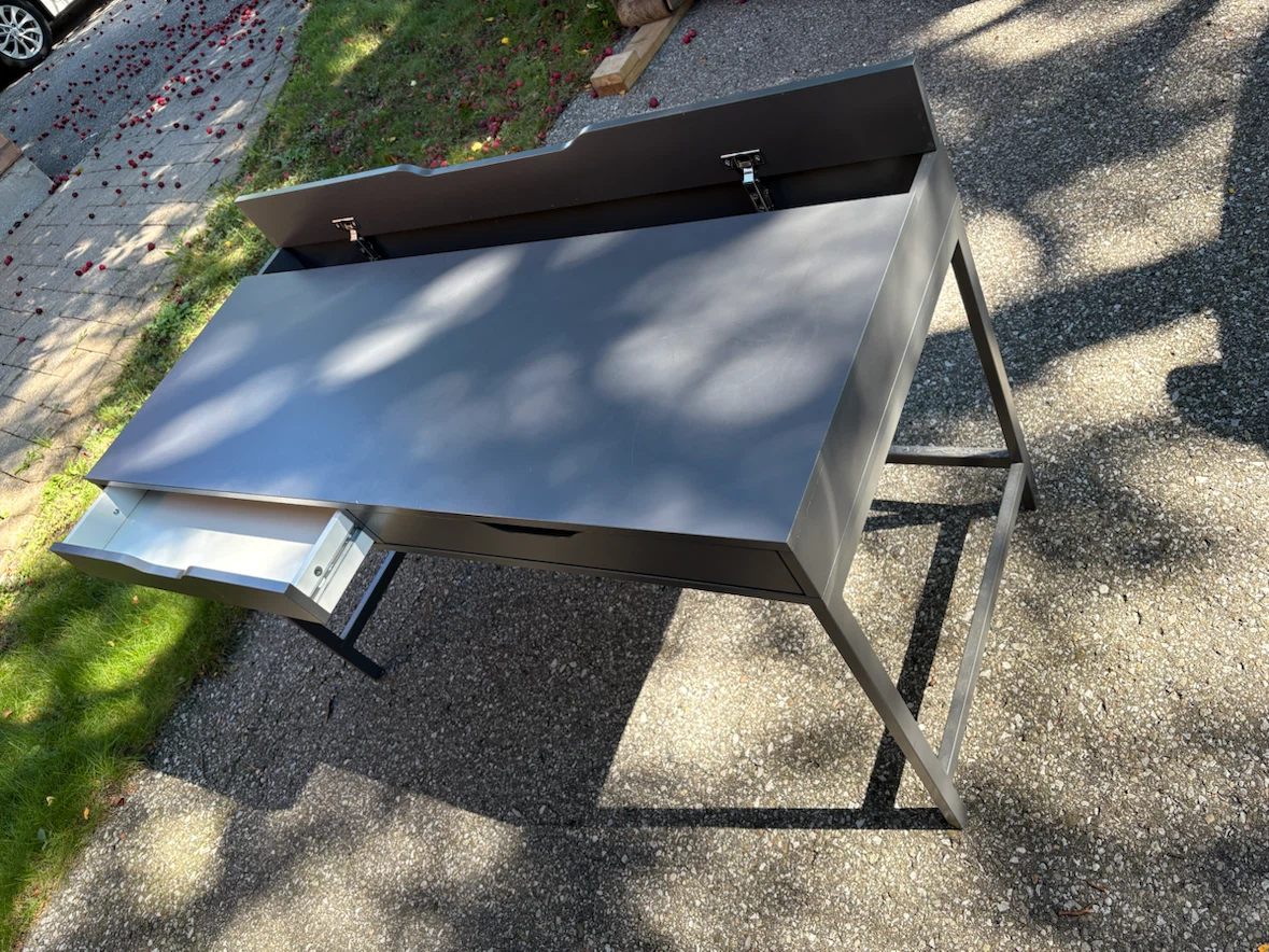 IKEA ALEX Desk with two drawers - Dark Gray - photo 2