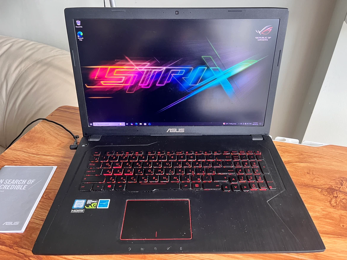 ASUS ROG Strix FX753VD Gaming Laptop - photo 2