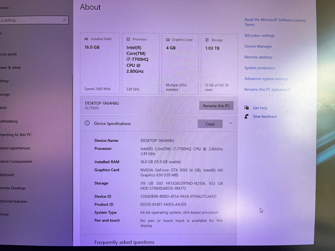 ASUS ROG Strix FX753VD Gaming Laptop - photo 4