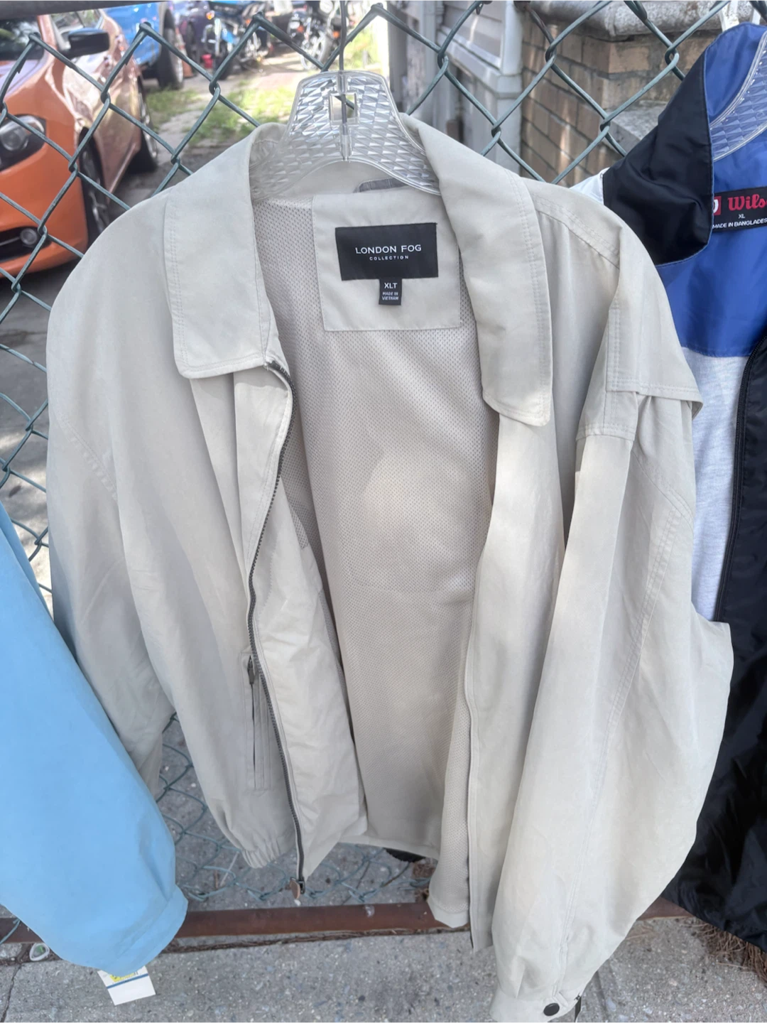 Champion 3XL Yellow Windbreaker Jacket - photo 3