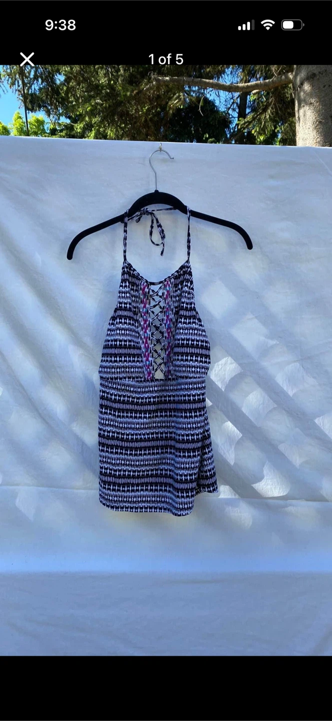 My Bleu Bikini By Amerex Swim Top