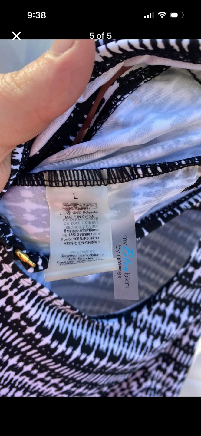 My Bleu Bikini By Amerex Swim Top - photo 5