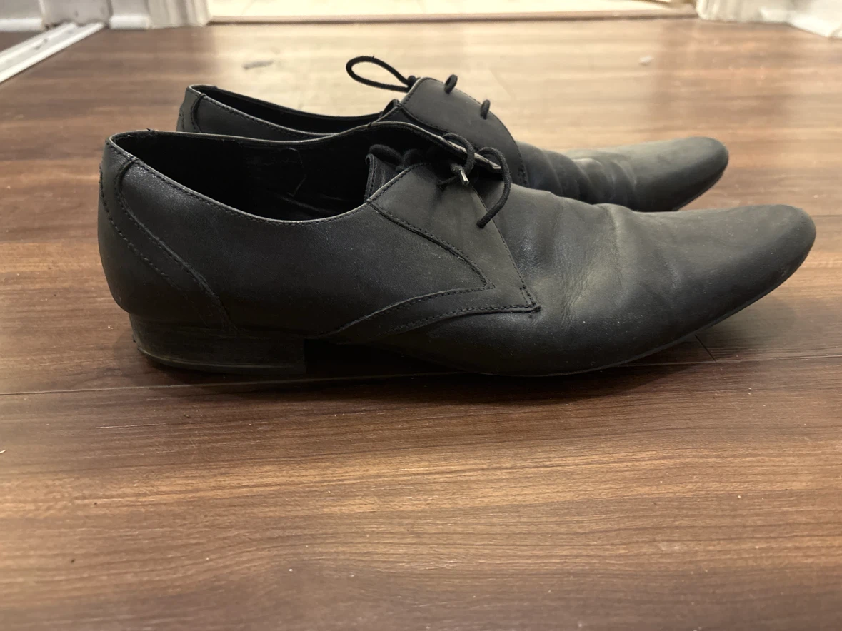 Black Leather Dress Shoes - photo 3