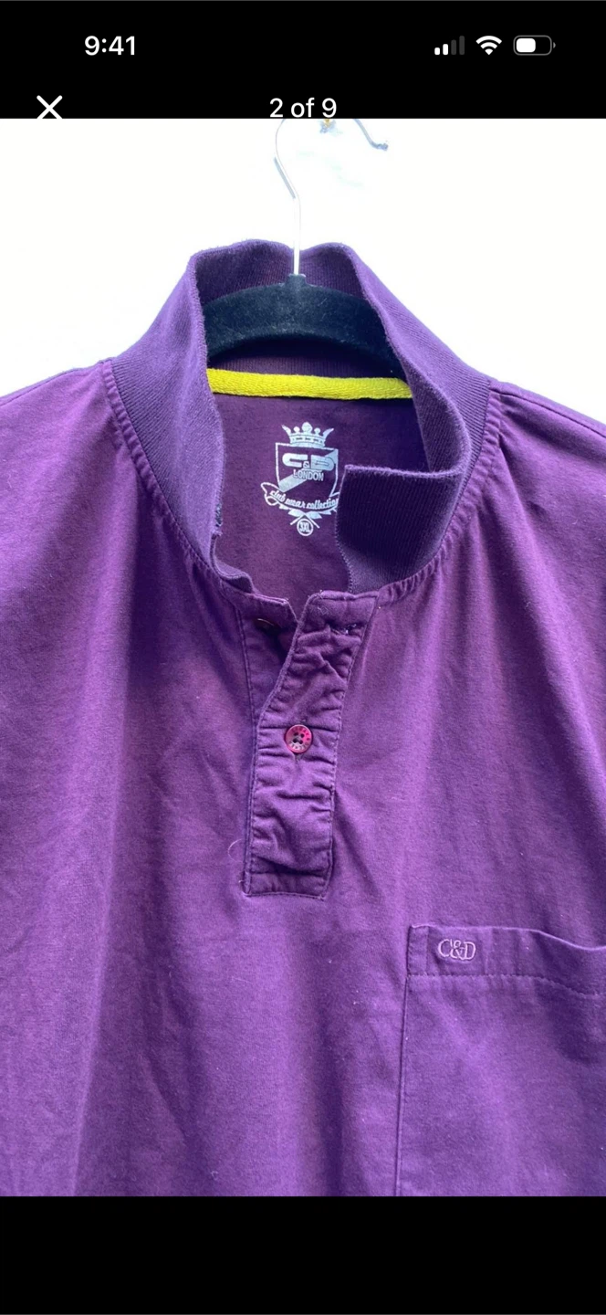 C&D London Purple Polo Shirt - photo 3