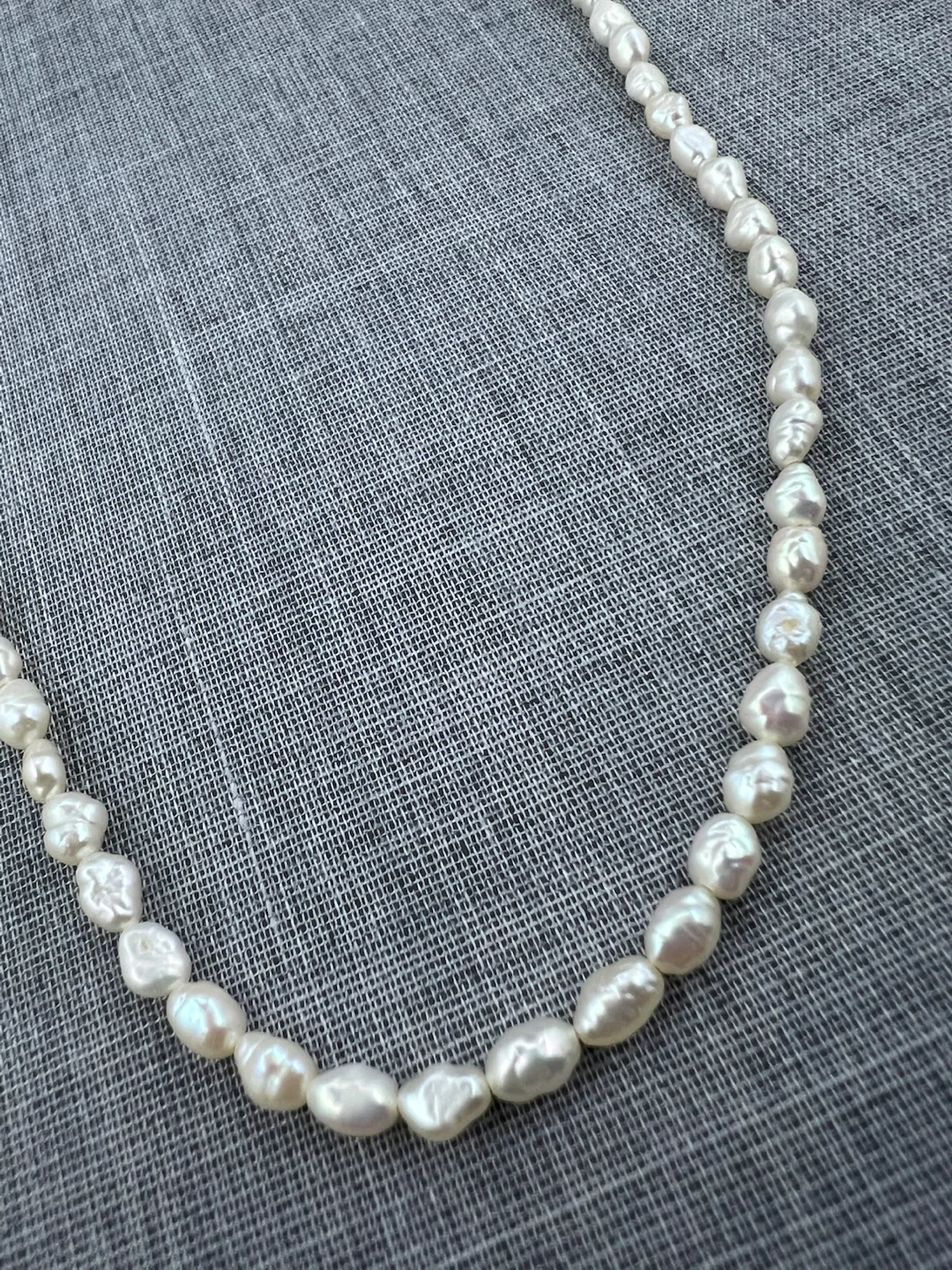 Vintage 10K Gold  Pearl Necklace - photo 3