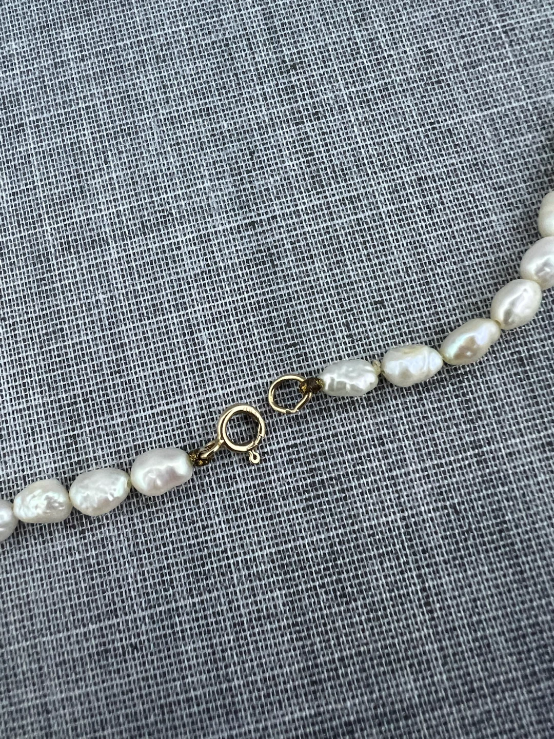Vintage 10K Gold  Pearl Necklace - photo 4
