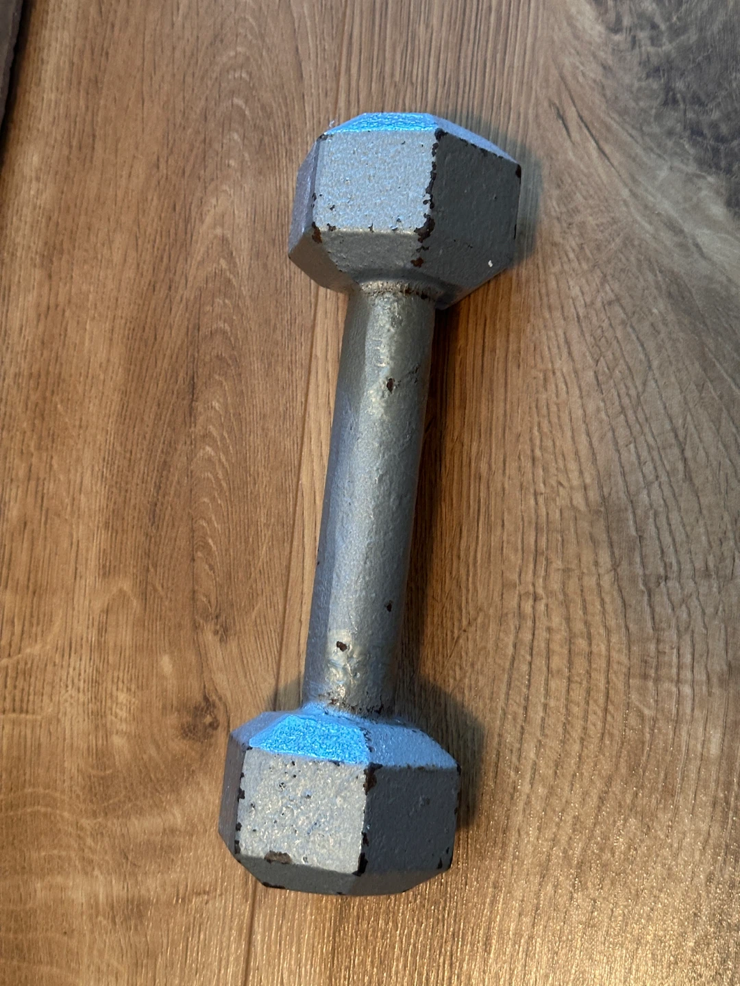 Set of Two Hex Dumbbells (5lb and 15lb) - photo 3