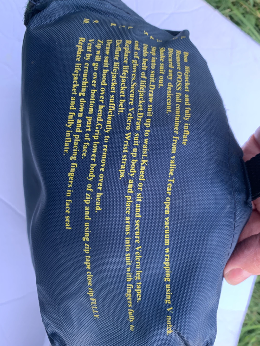 Unused Intrepid Once Only Survival Suit. NEW - photo 3
