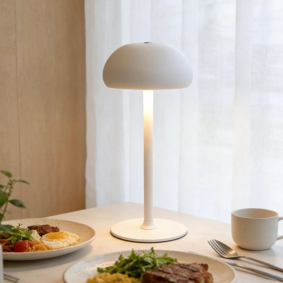 Modern White Table Lamp