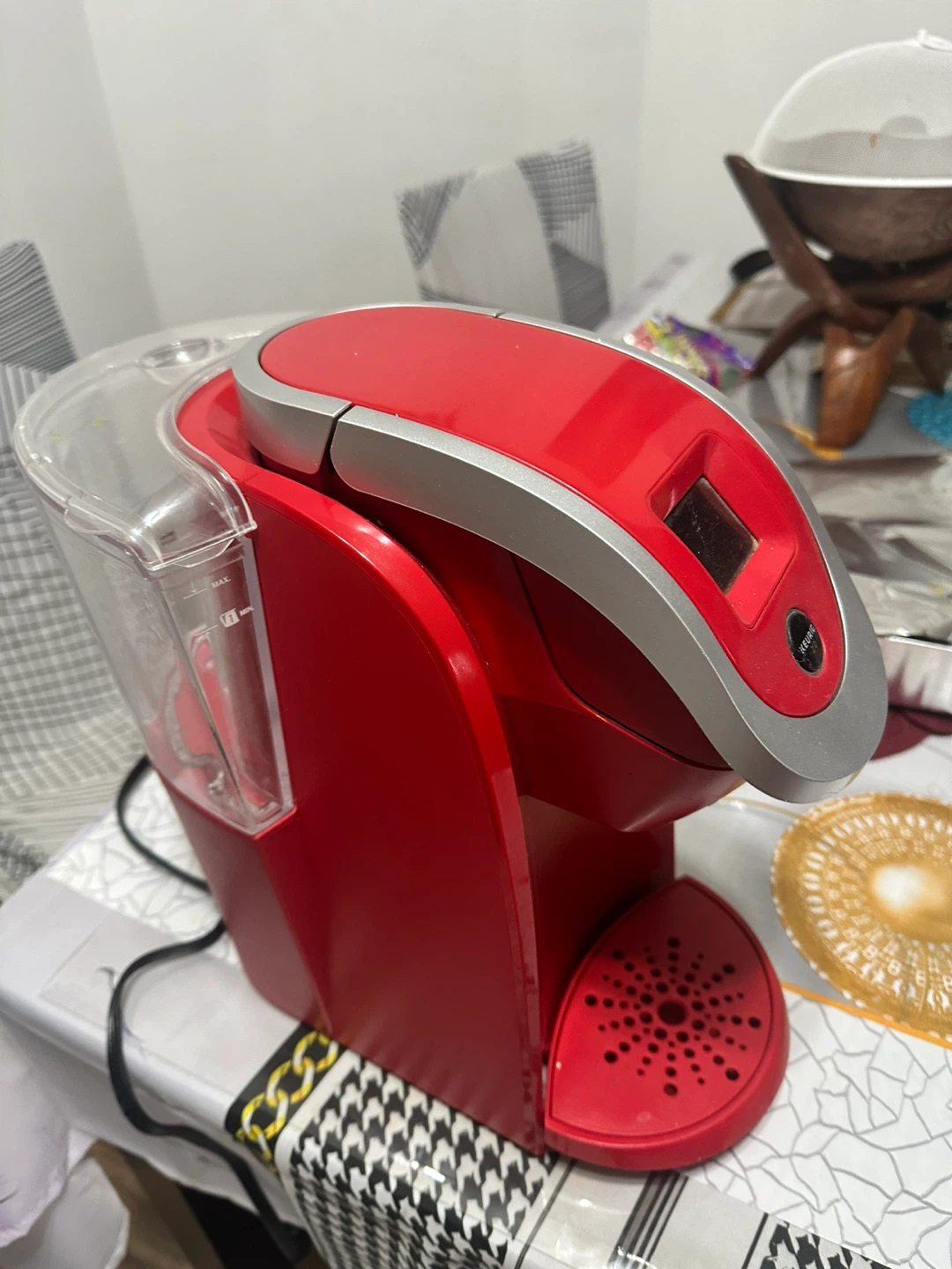 Red Keurig Coffee Maker
