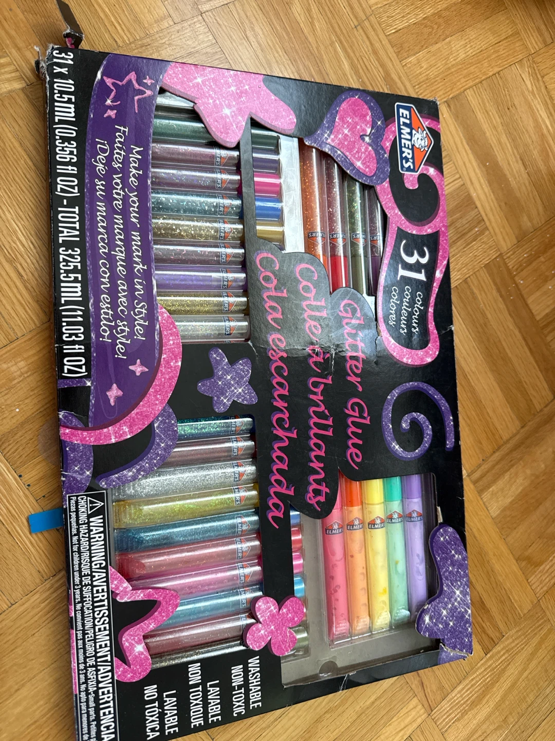 Elmer's 31 Colours Glitter Glue Set