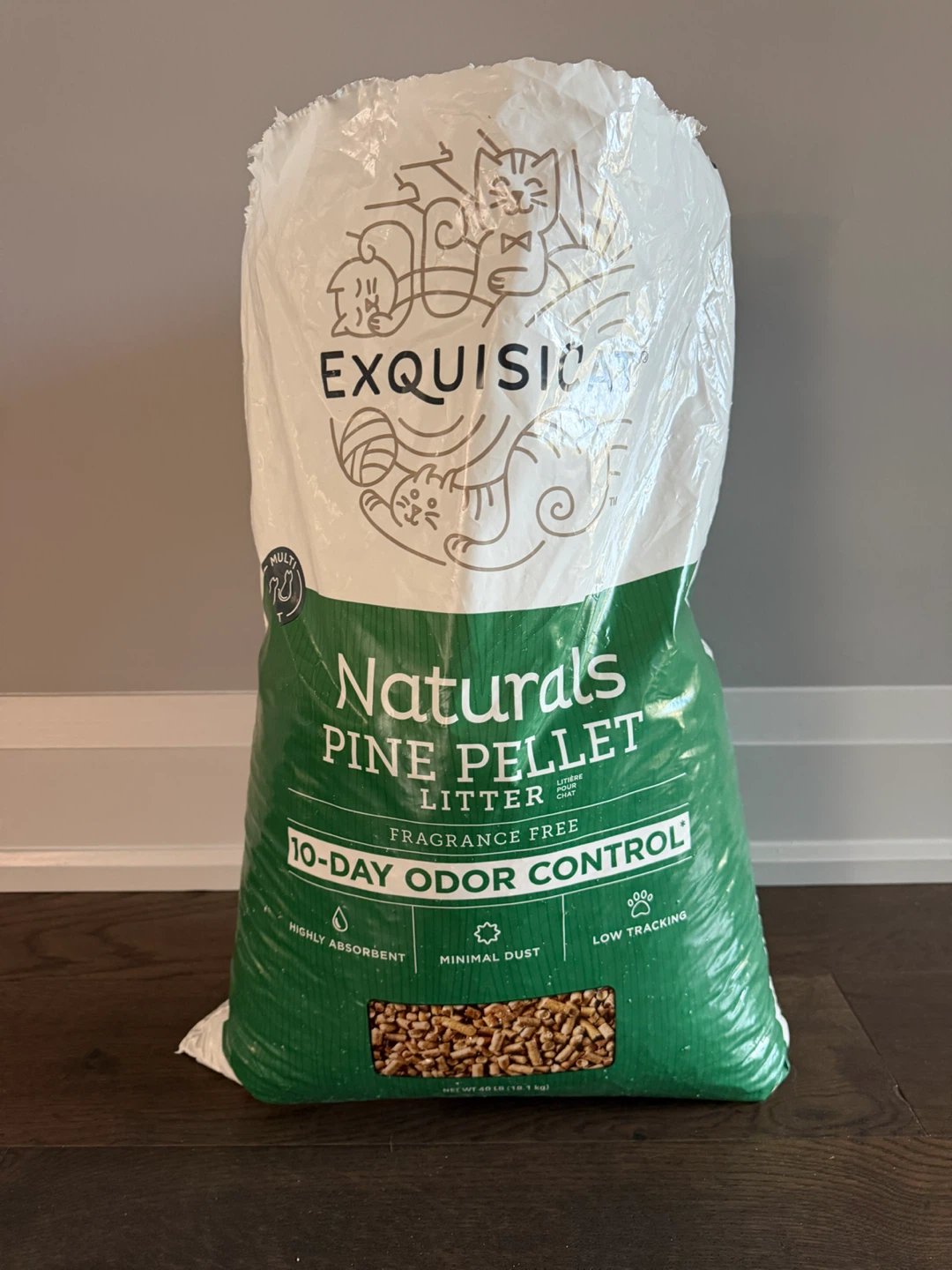 Exquisicat Naturals Pine Pellet Litter 40lb