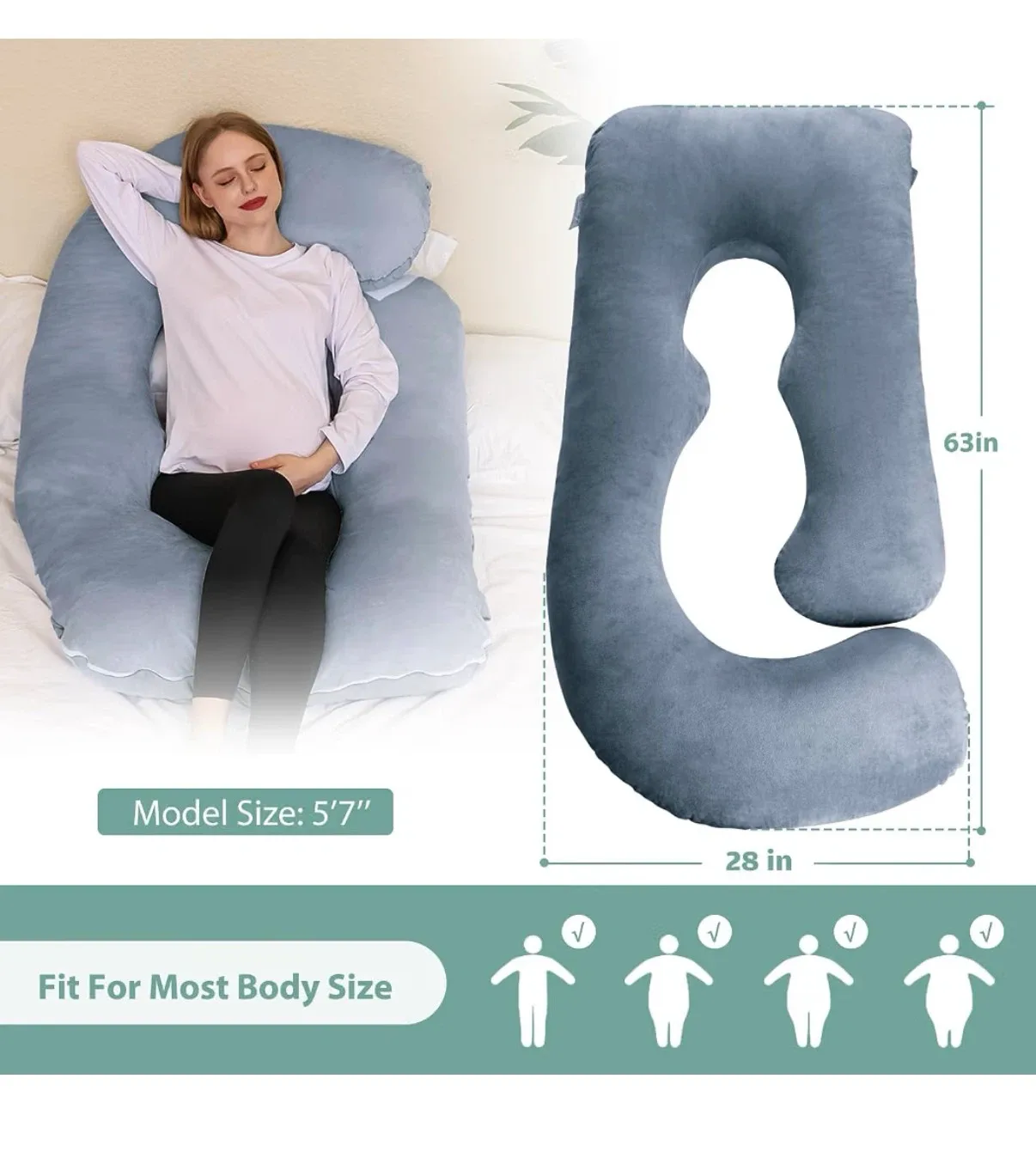 Chilling Home U-Shaped Pregnancy Pillow - photo 2