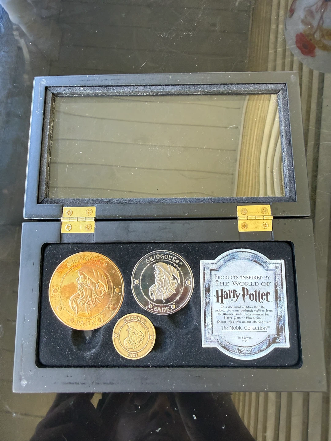 Harry Potter Replica Coin Set – Galleon Sickle Knut