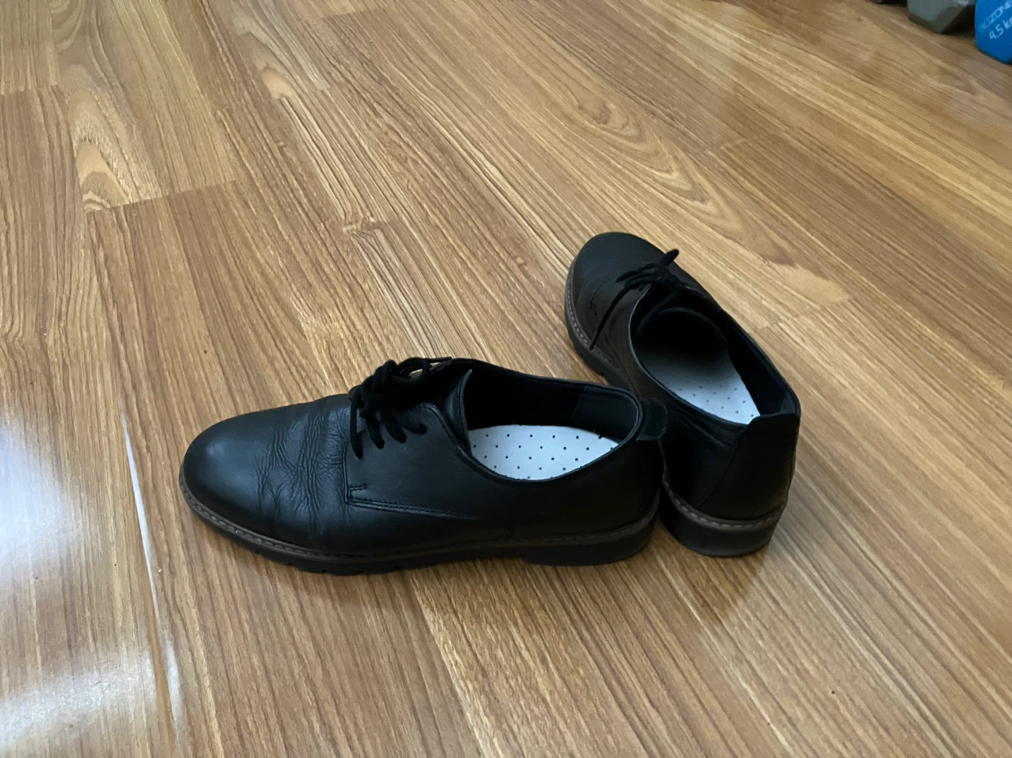 Women’s leather dress shoes black matte size 7.5 - photo 4
