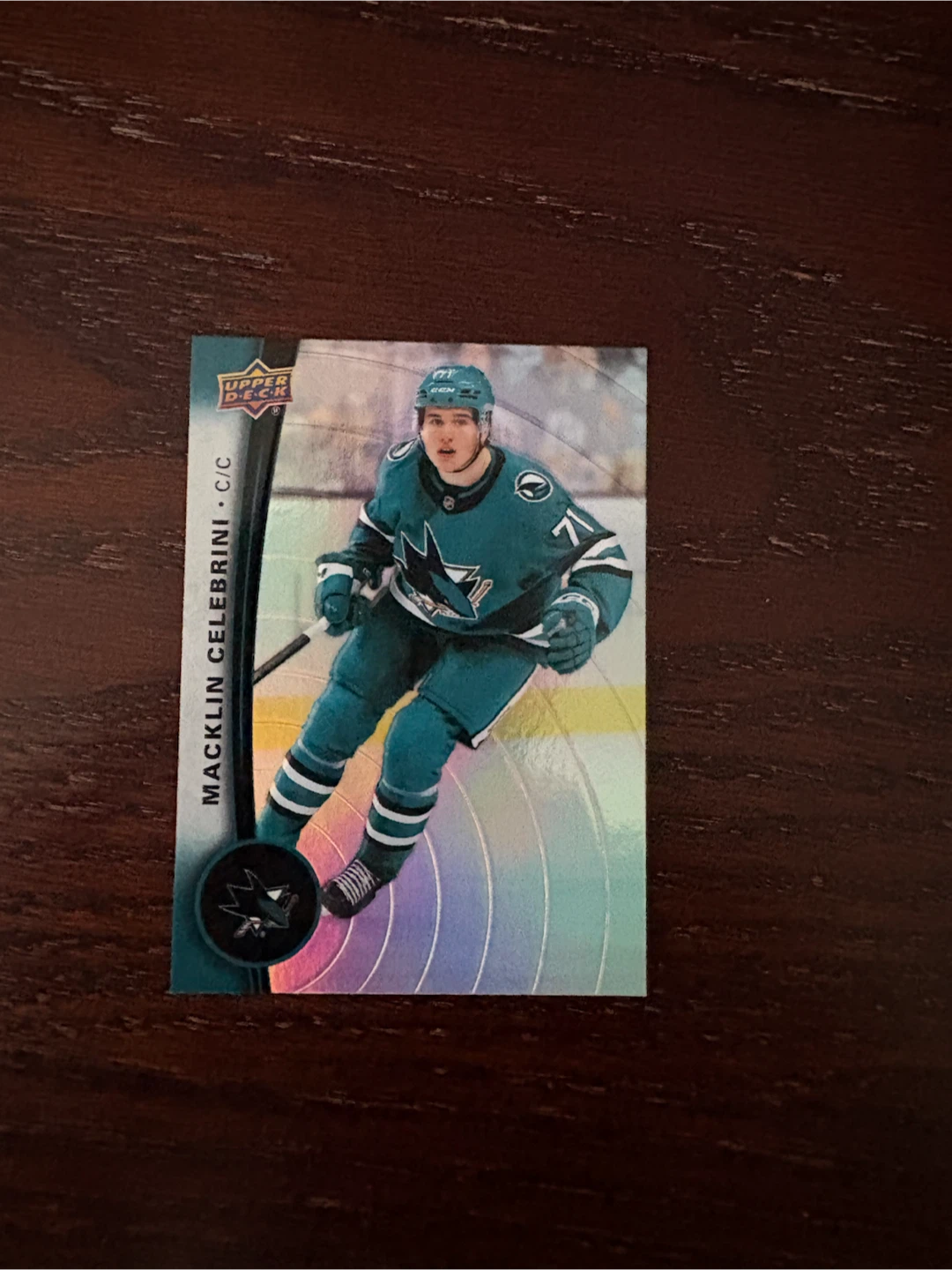Macklin Celebrini 2025-2026 Tim Hortons Trading Card