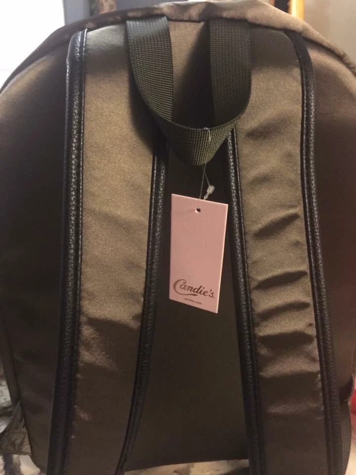 Candie's Olive Backpack with Pins - photo 2