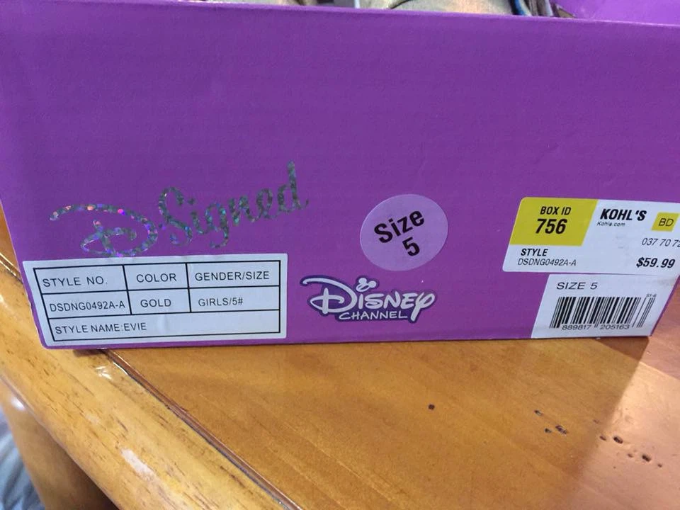Disney D-Signed Disney High-Top Shoes Size 5 - photo 3