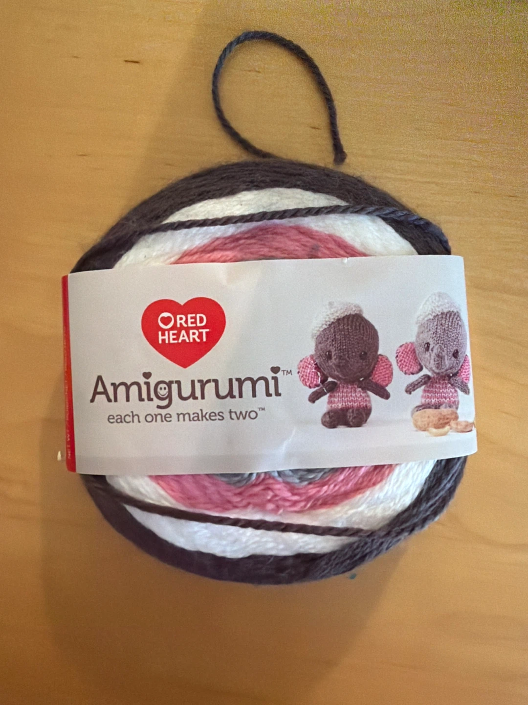 Red Heart Amigurumi Yarn - Bumblebee & Elephant - photo 2