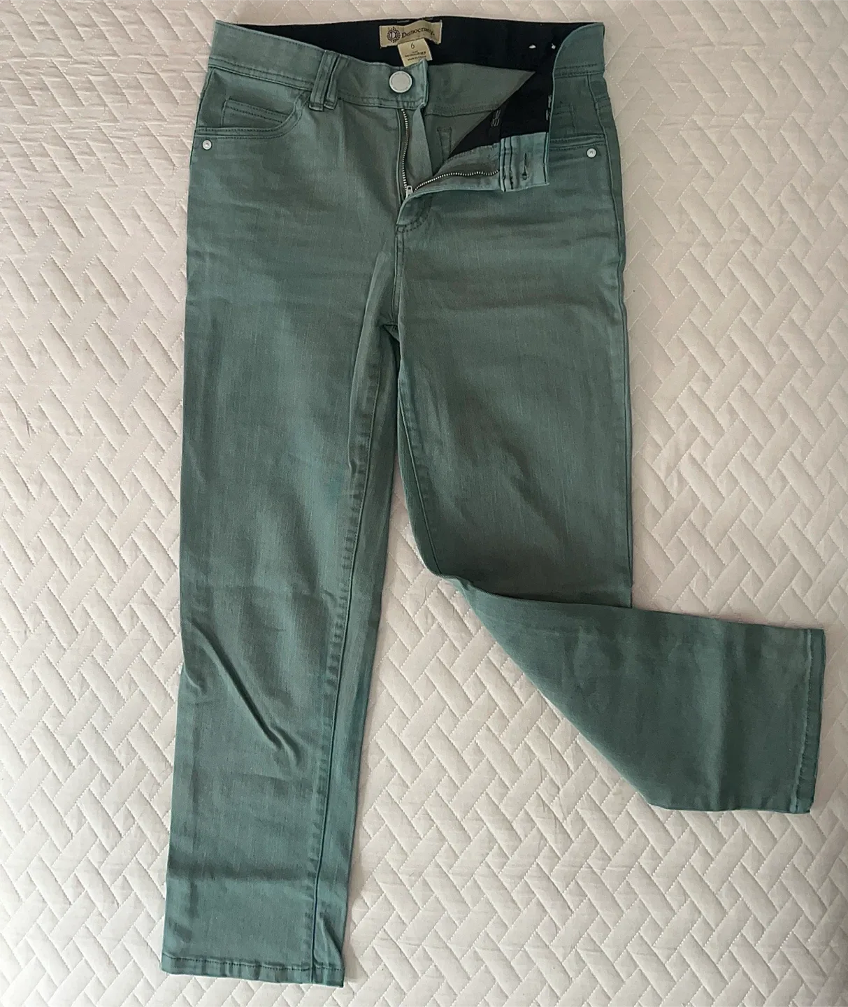 Bongo Green Skinny Jeans Size 6 - photo 2