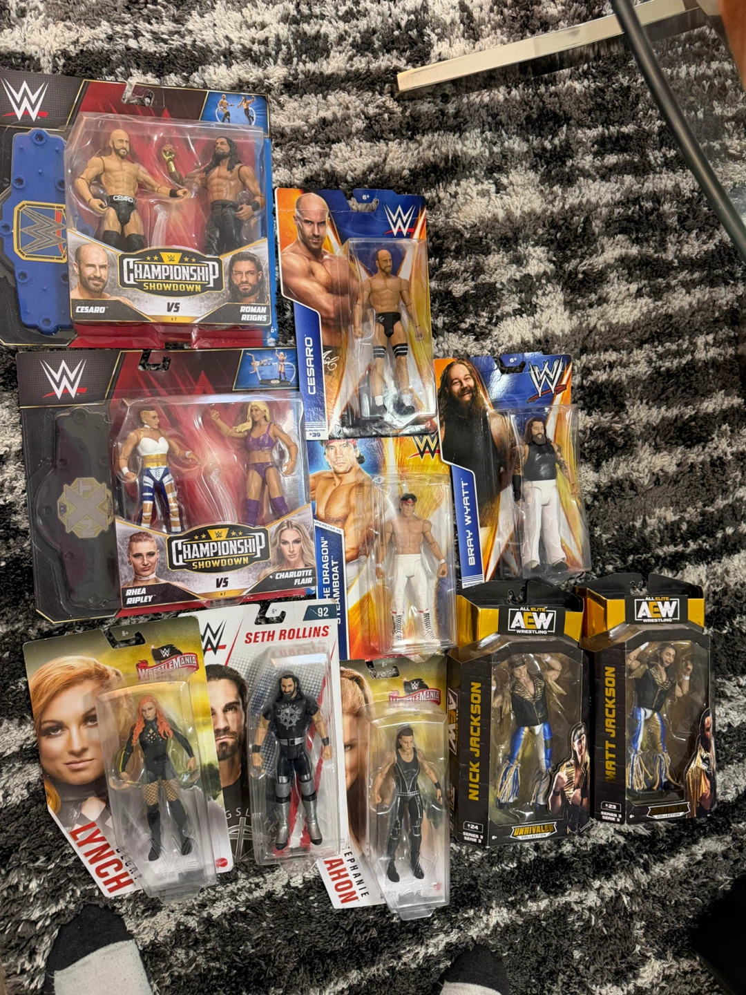Wwe sealed figure lot & more