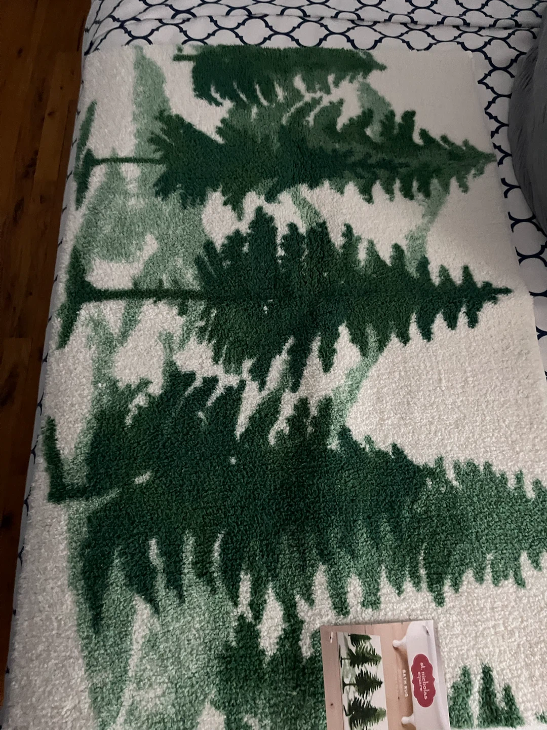 St. Nicholas Square Pine Tree Bath Rug