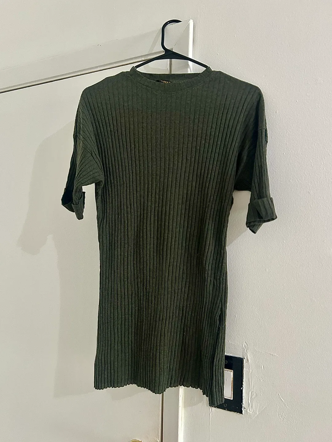 Ribbed Knit Top and Pants Set - photo 2