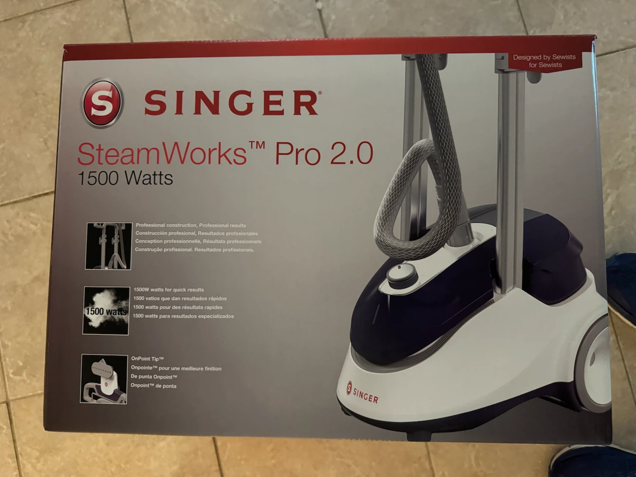 SINGER® SteamWorks™ Pro 2.0 Garment Steamer - photo 3