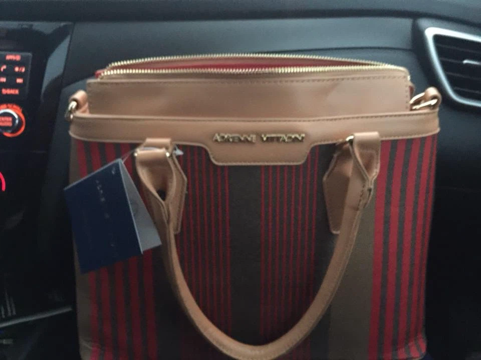 Adrienne Vittadini striped handbag