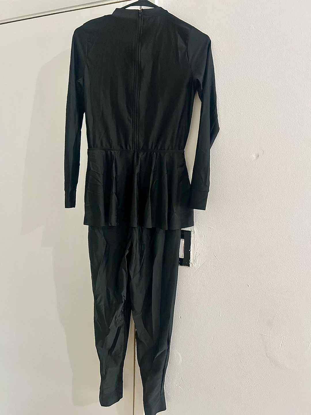 Black Long Sleeve Full Coverage Swimsuit - photo 2
