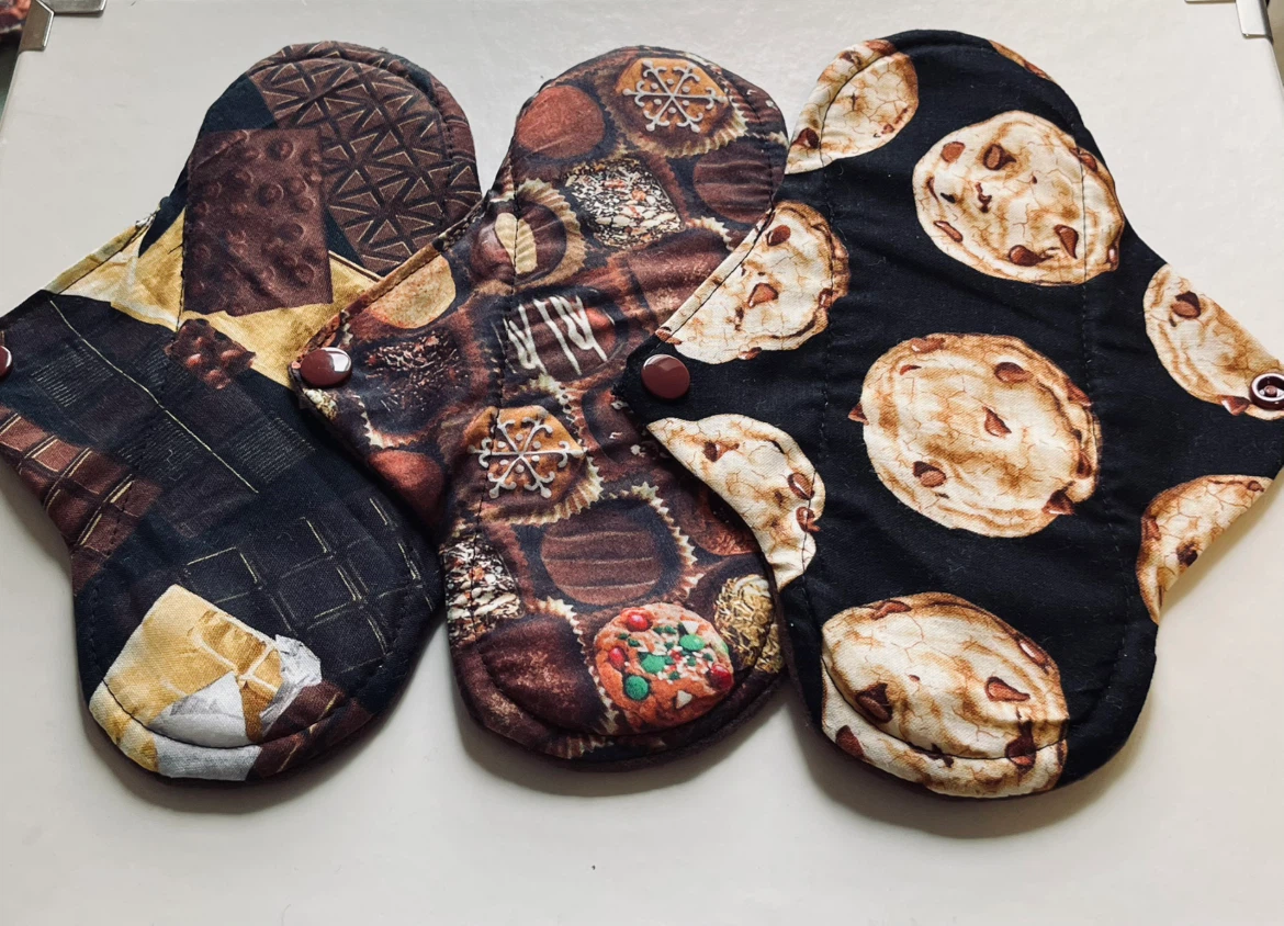 Handmade Cloth Menstrual Pads-8” Xtra Heavy Absorbency