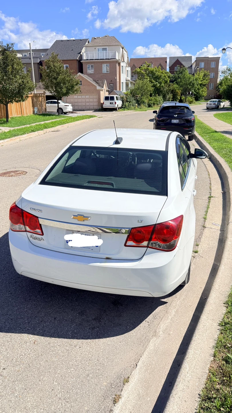 White Chevrolet Cruze LT Sedan 2015 - photo 2