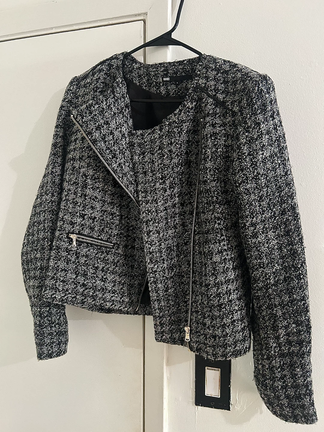 Women's Tweed Moto Jacket