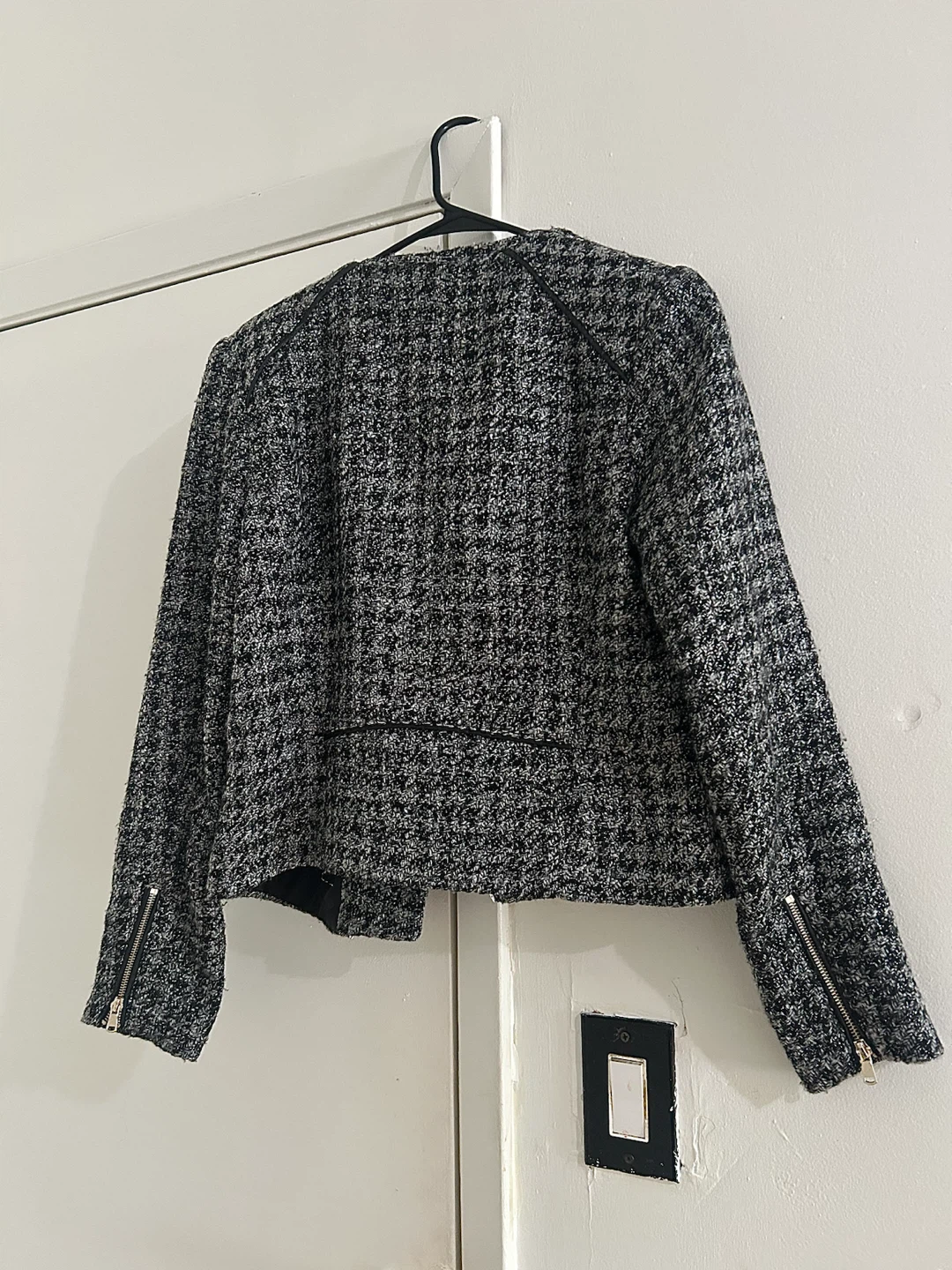 Women's Tweed Moto Jacket - photo 2