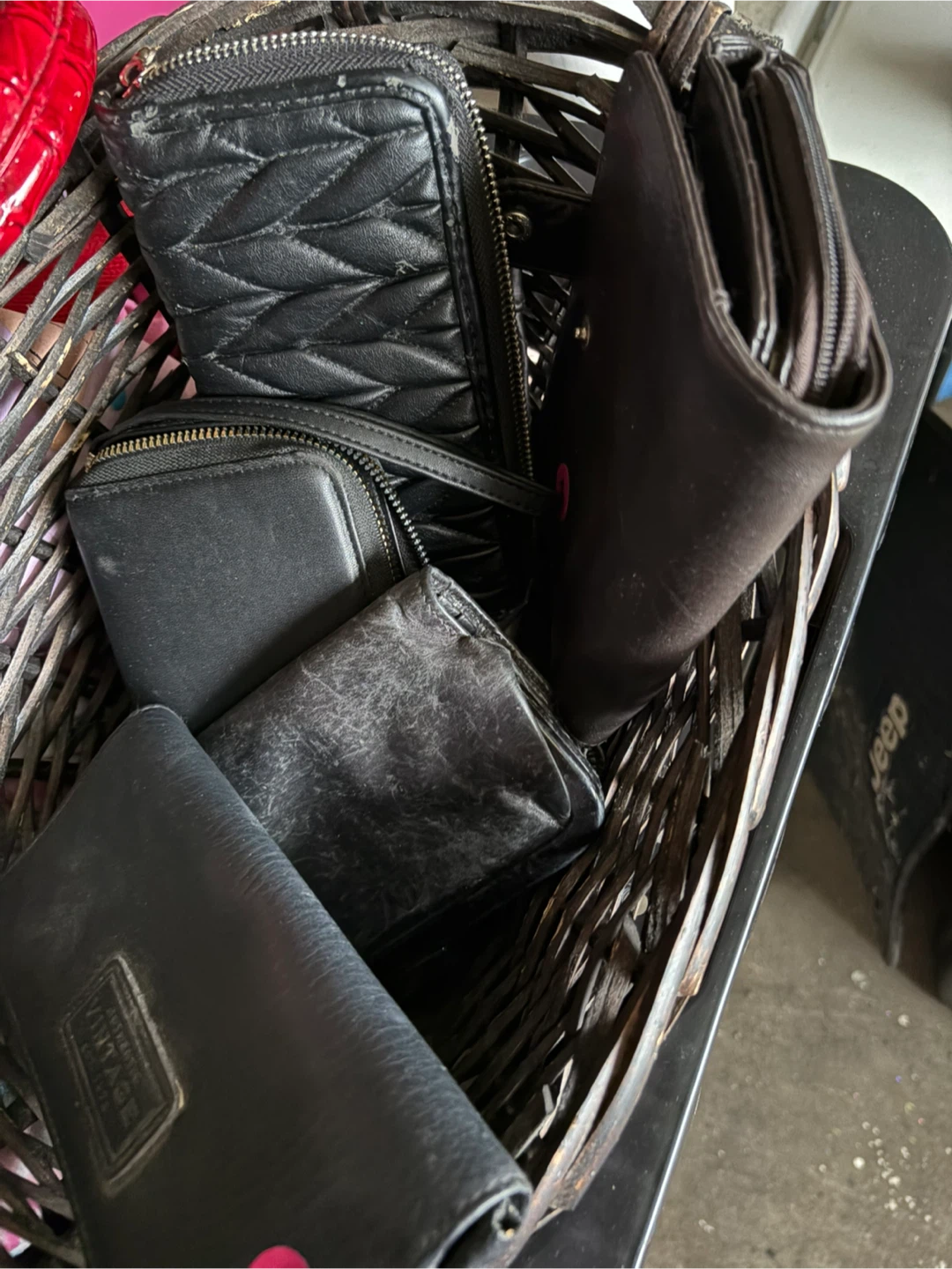 Assorted Black Wallets