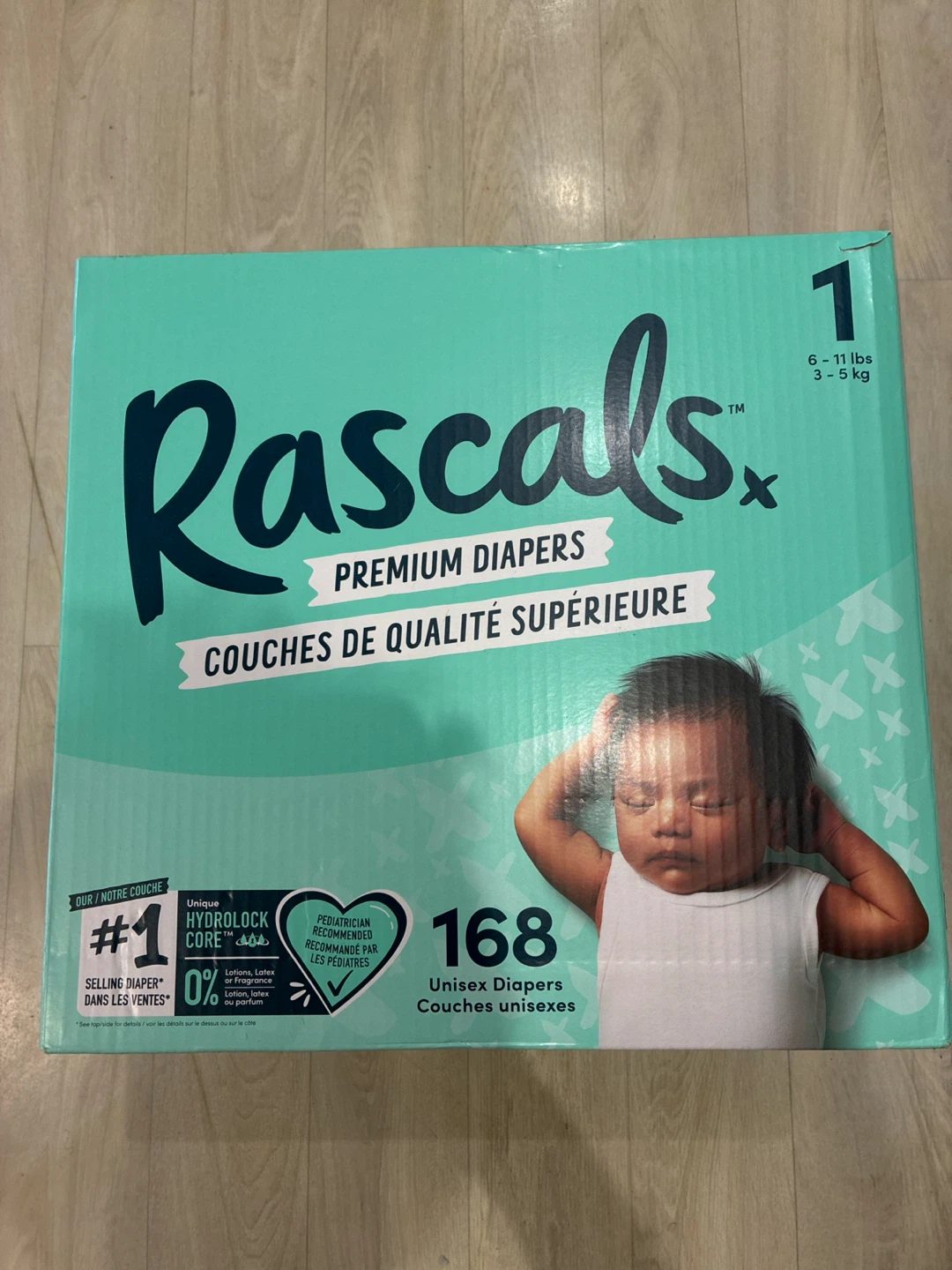 Rascals Premium Diapers Size 1 - photo 2