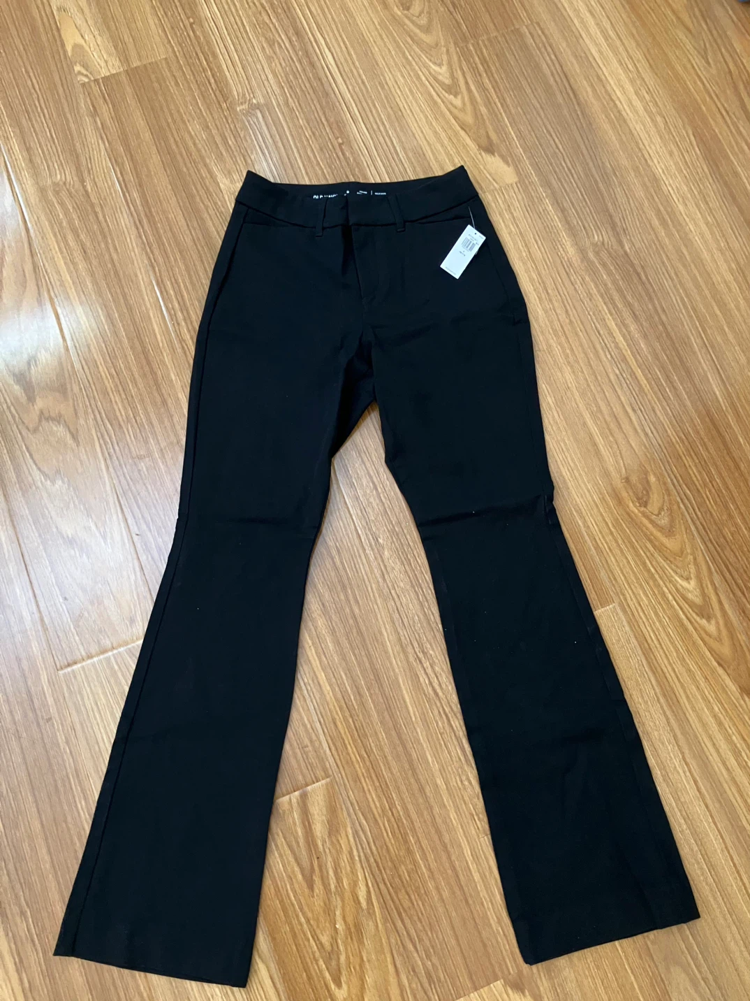 New black high rise trousers 0 petite women’s