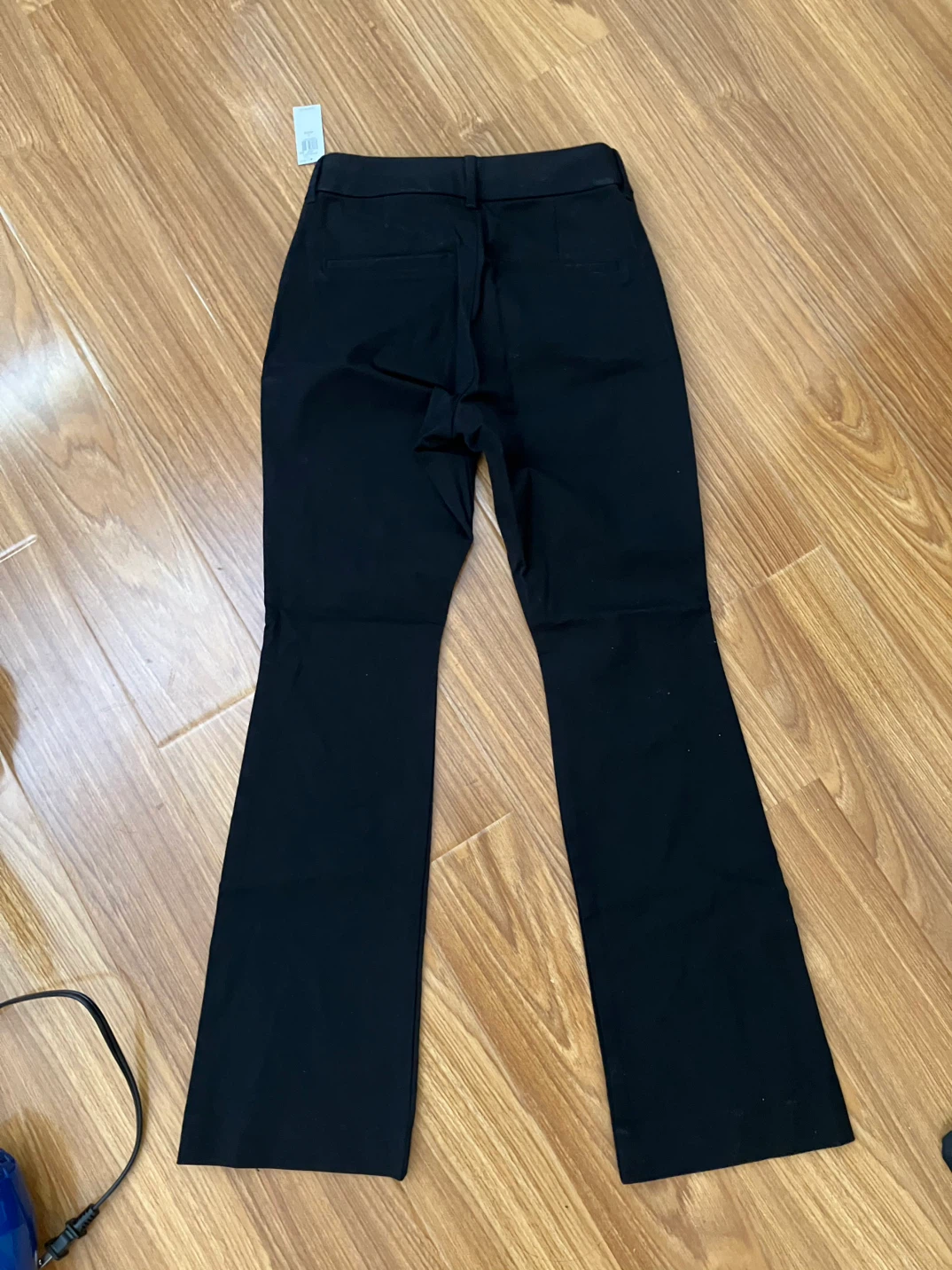 New black high rise trousers 0 petite women’s - photo 4