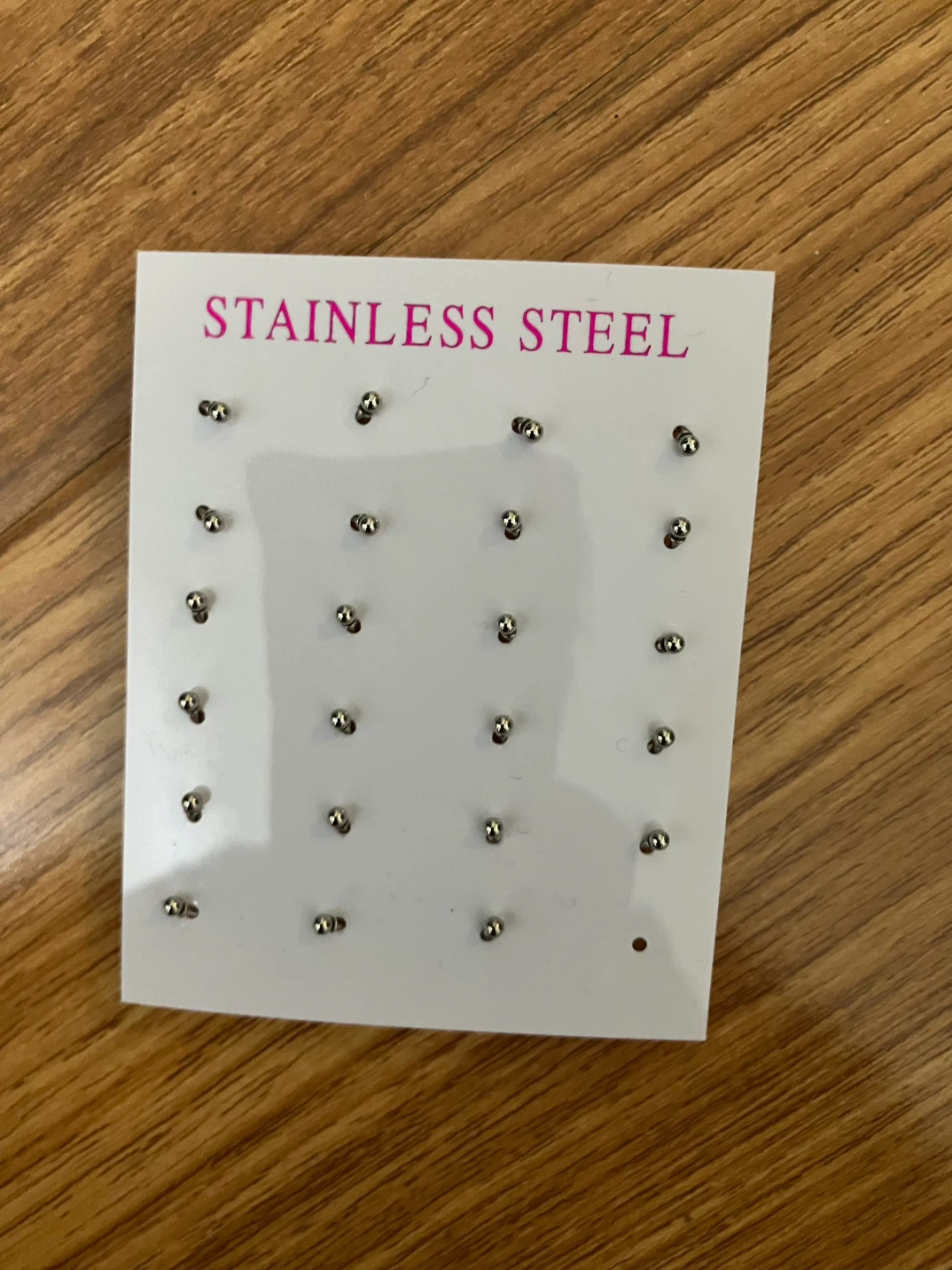 2mm silver ball earrings pack of 11