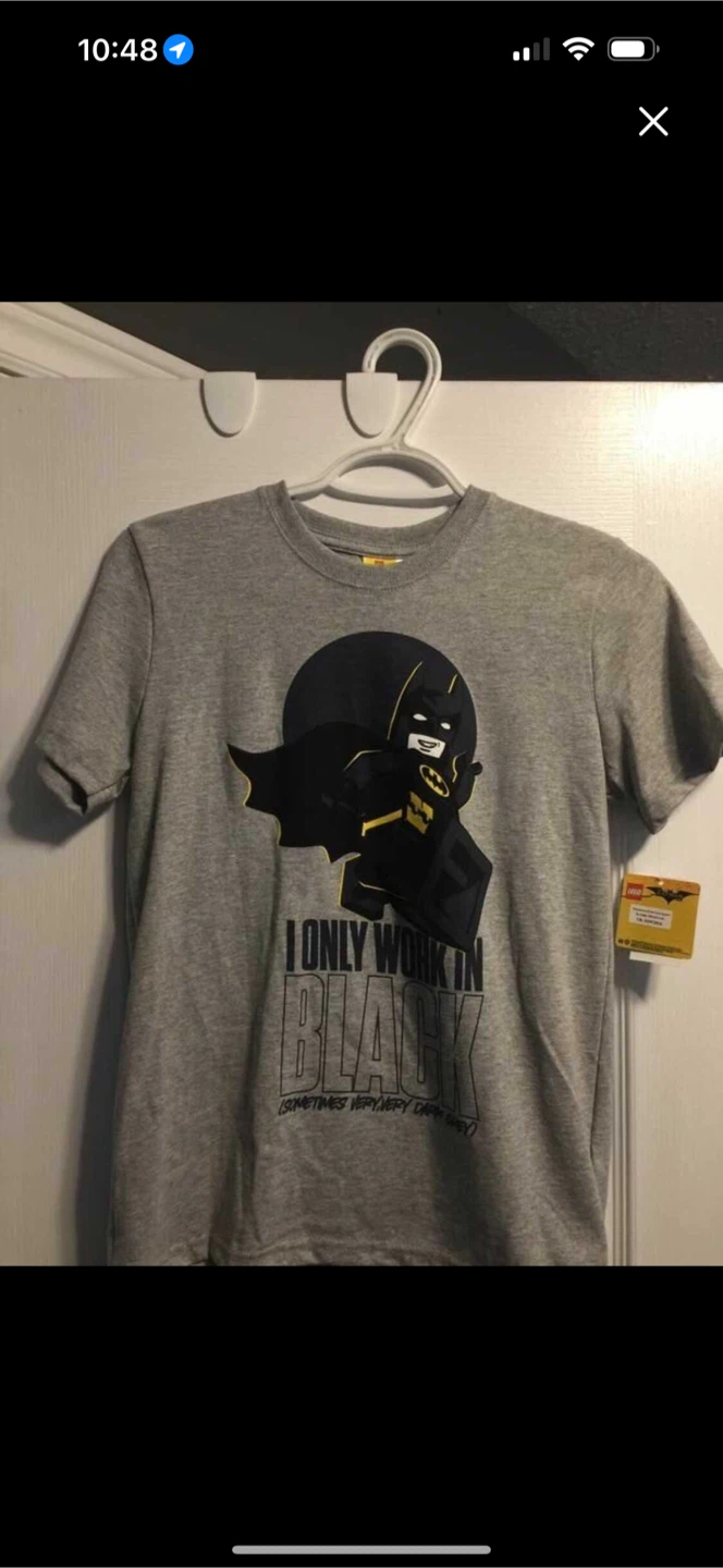 LEGO Batman I Only Work In Black T-Shirt