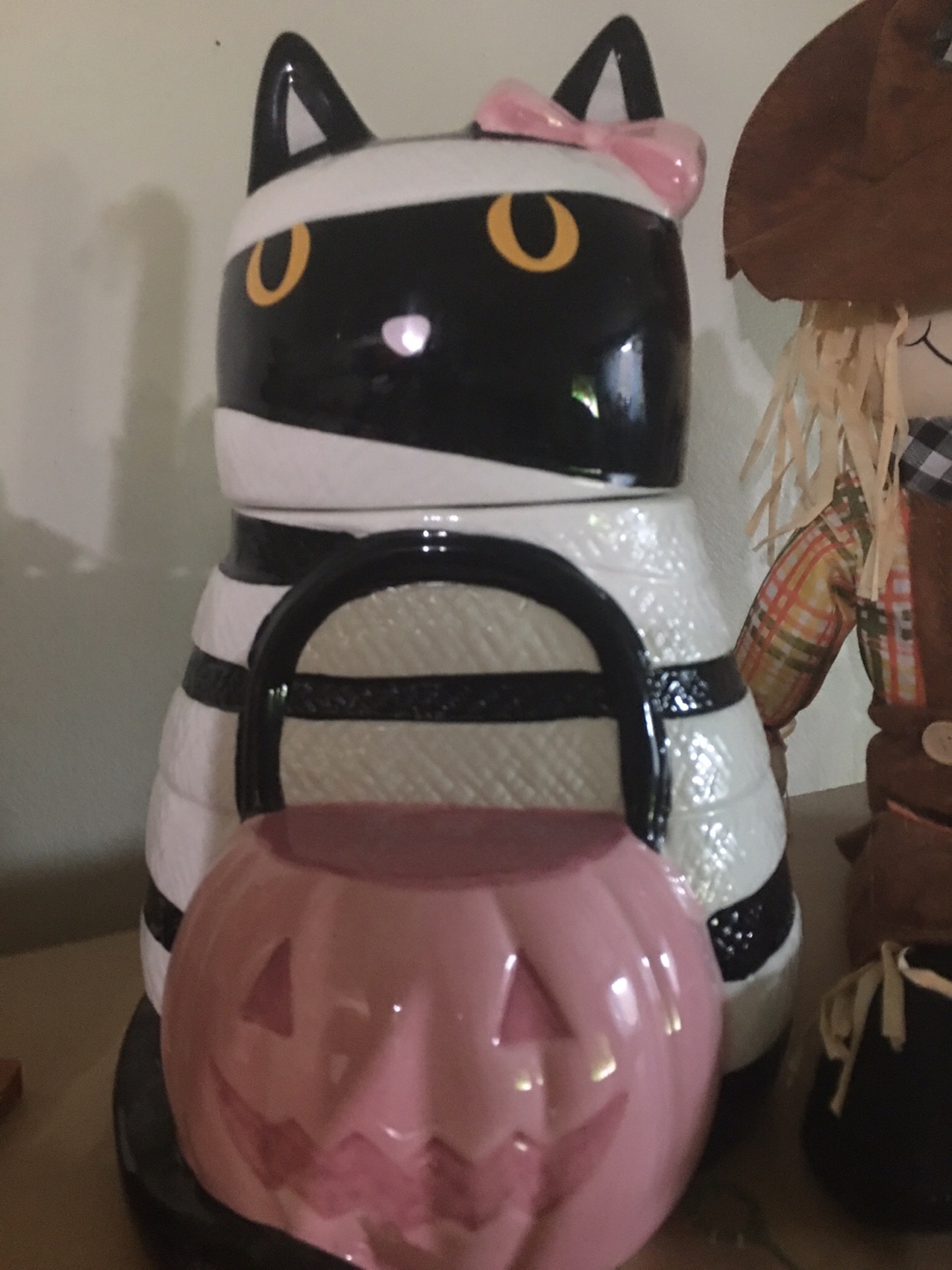Halloween Cookie Jar Set - Pumpkin, Ghost, Cat - photo 4