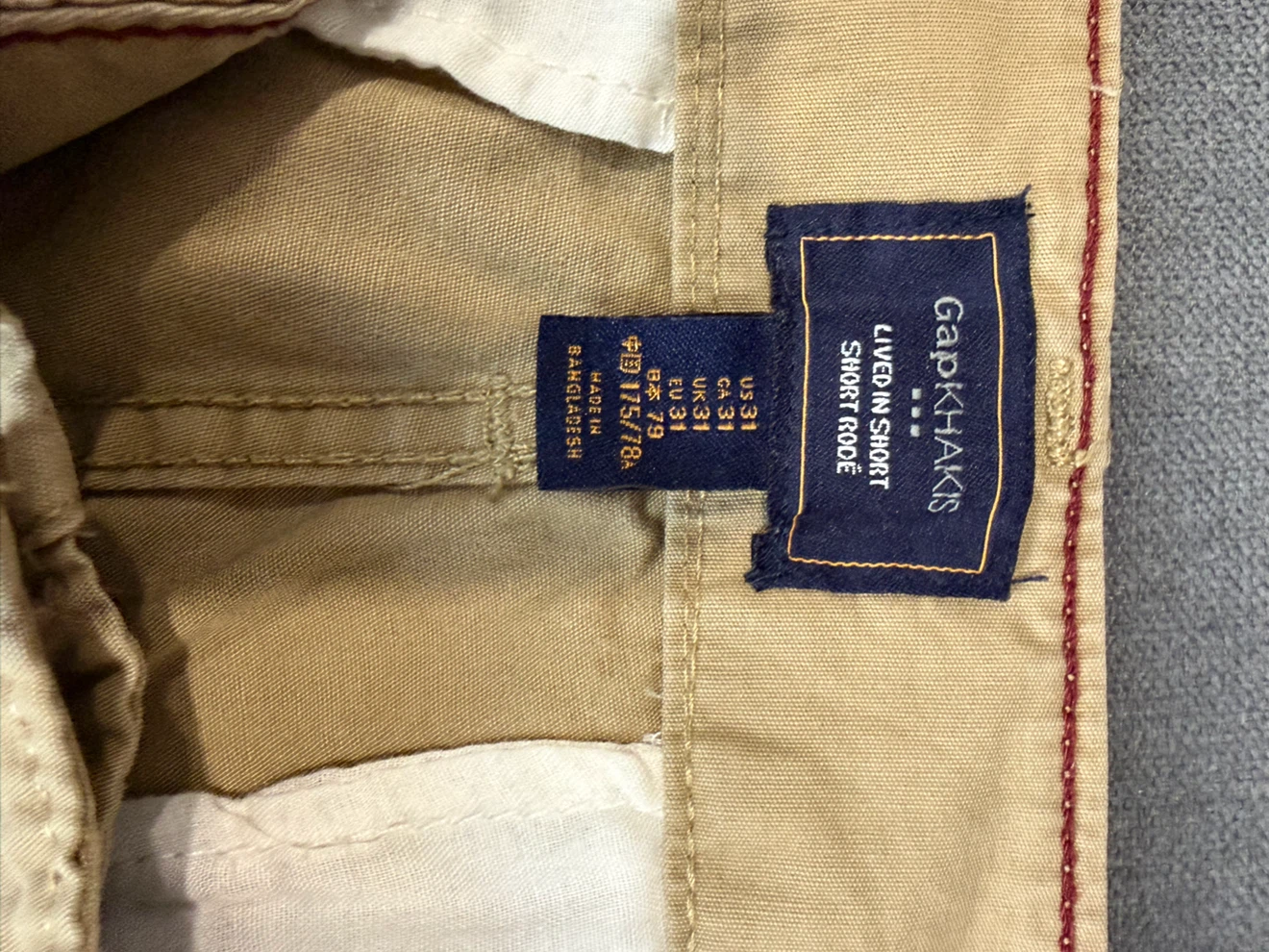 Gap Khakis Lived In Cargo Shorts - photo 3