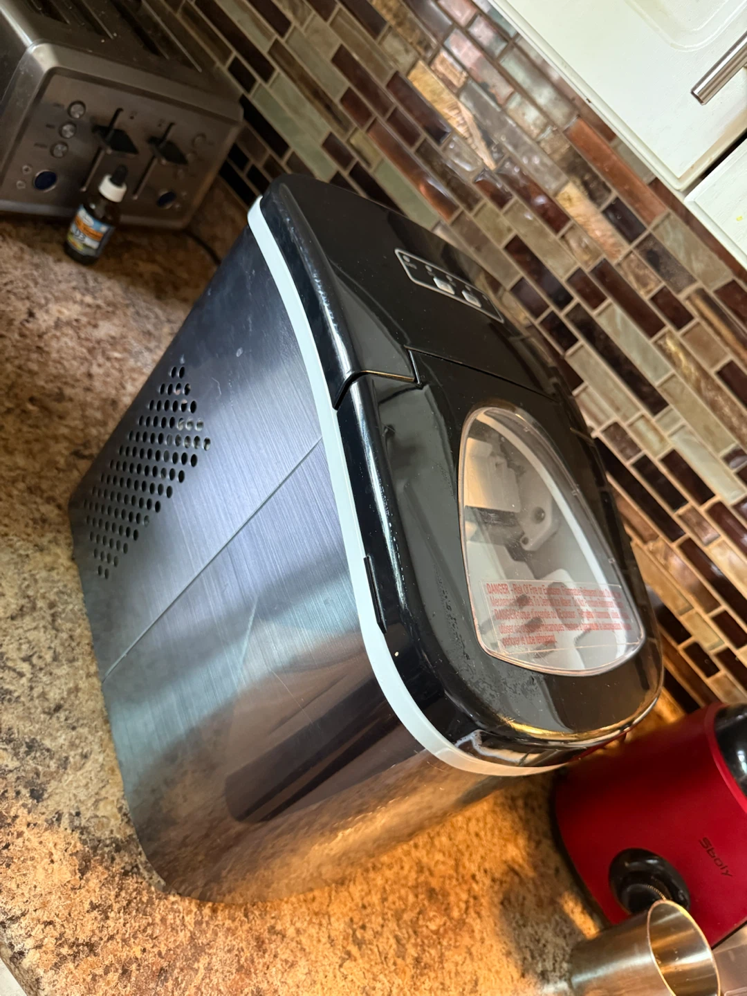Black Portable Ice Maker