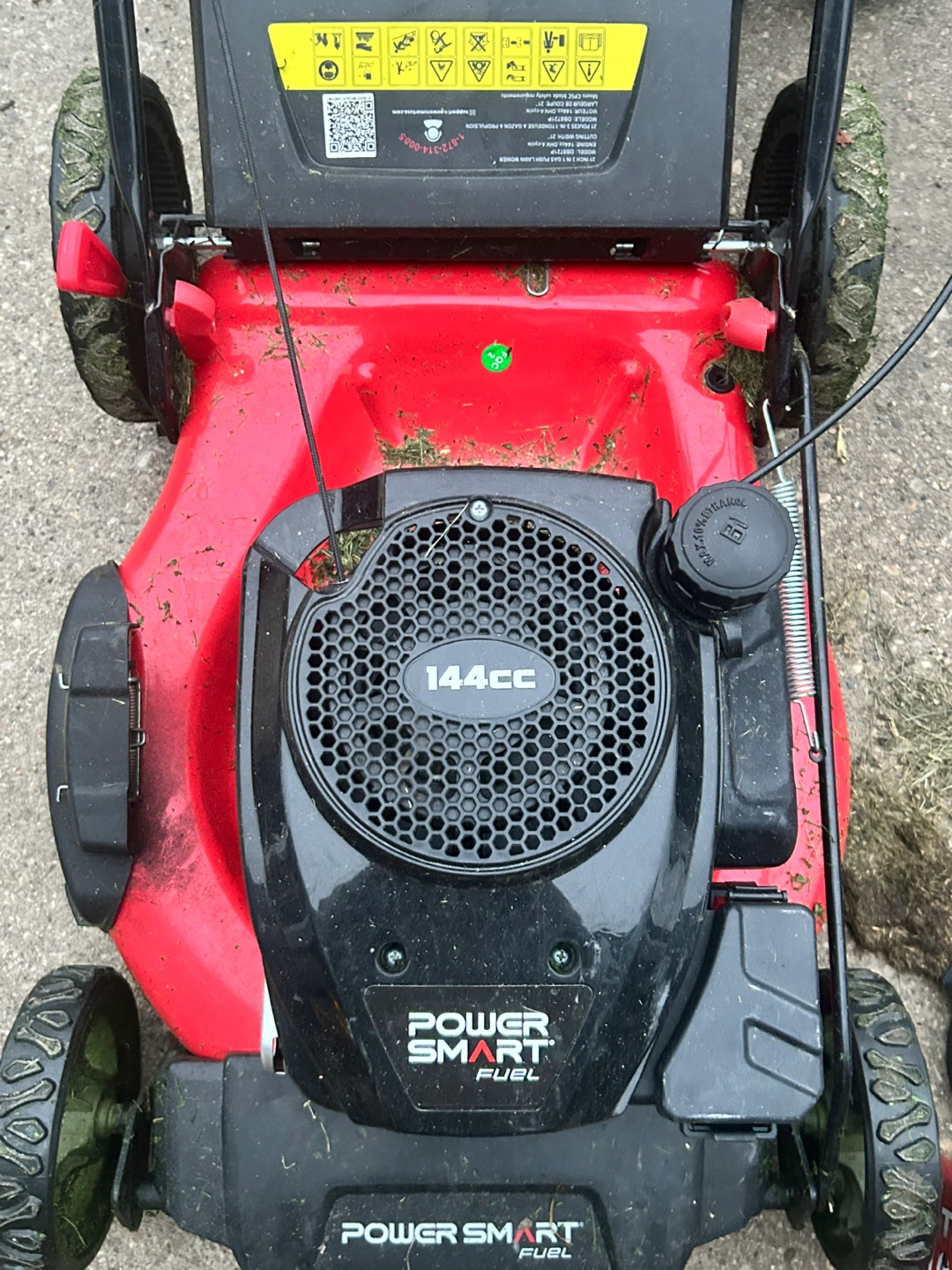 Power Smart 144cc Gas Lawn Mower & Echo GT-225 Trimmer - photo 2