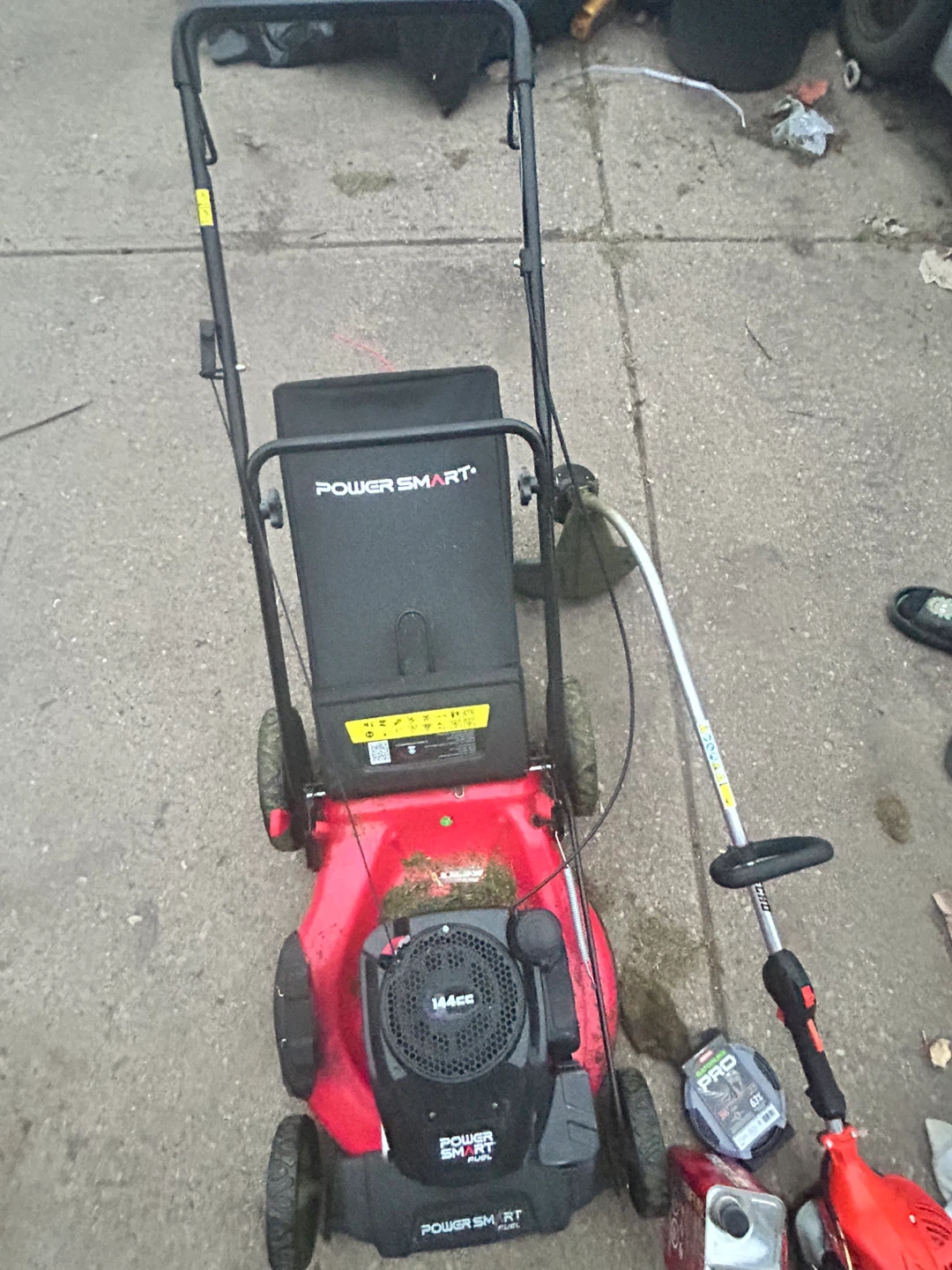 Power Smart 144cc Gas Lawn Mower & Echo GT-225 Trimmer - photo 4