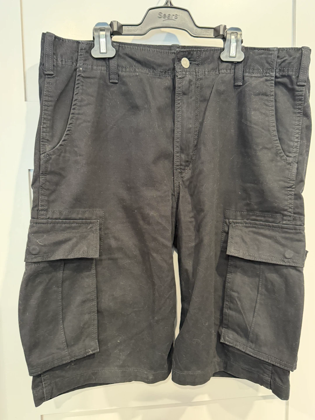 Levi's Black Cargo Shorts