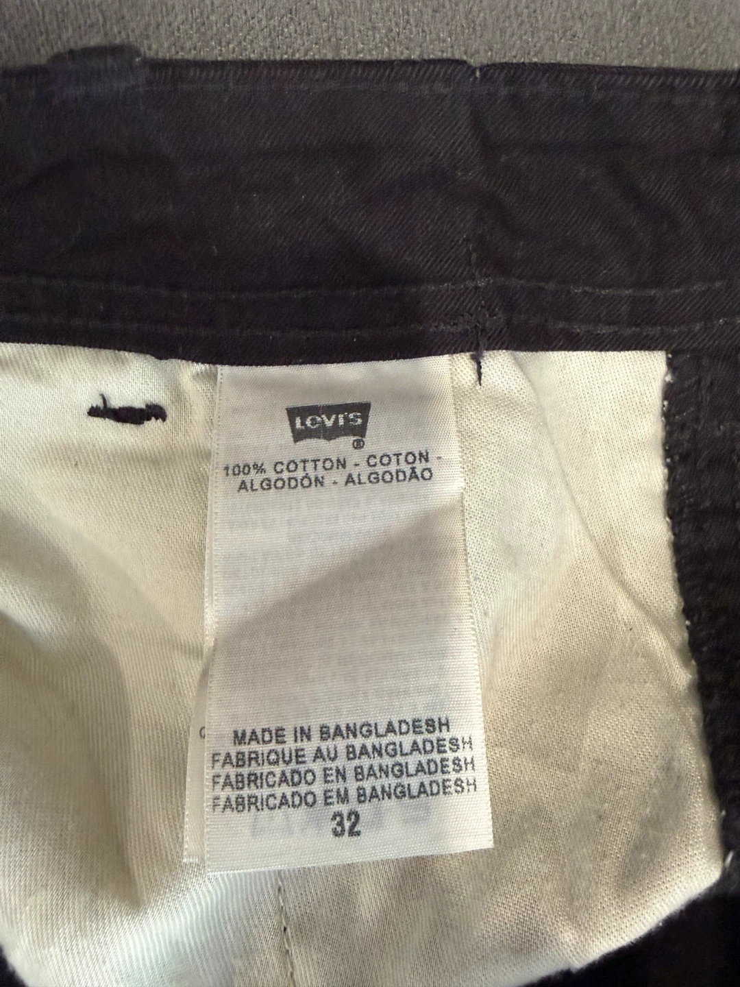 Levi's Black Cargo Shorts - photo 3